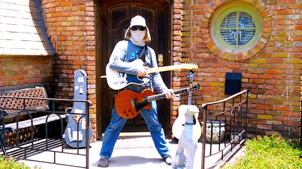 Don't shred on me: TX music lovers mock gun enthusiasts with Open Carry Guitar Rally