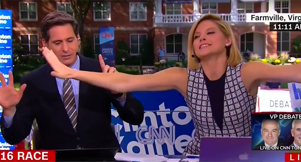 CNN host laughs out loud at Trump surrogate claiming Trump pays 'hundreds of millions' in taxes
