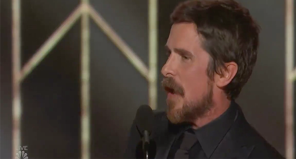 Conservatives lose it after Christian Bale thanks Satan for 'inspiring' him to play Dick Cheney