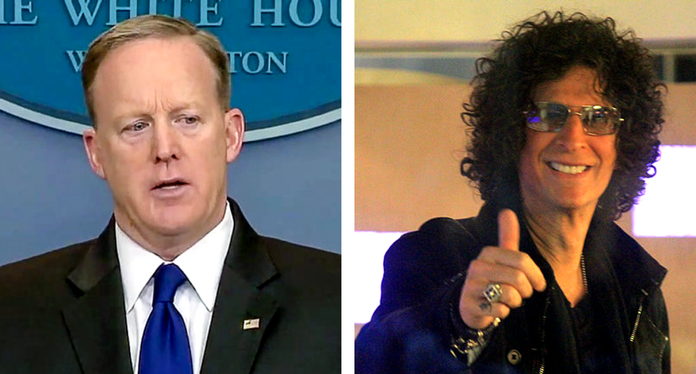 Howard Stern: 'Moron' Spicer's Hitler blunder made Trump White House a 'laughingstock'