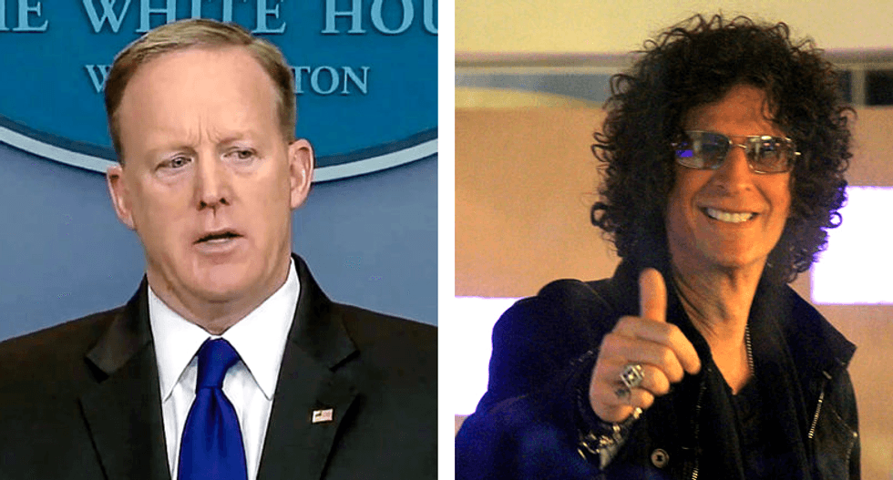 Howard Stern: 'Moron' Spicer's Hitler blunder made Trump White House a 'laughingstock'