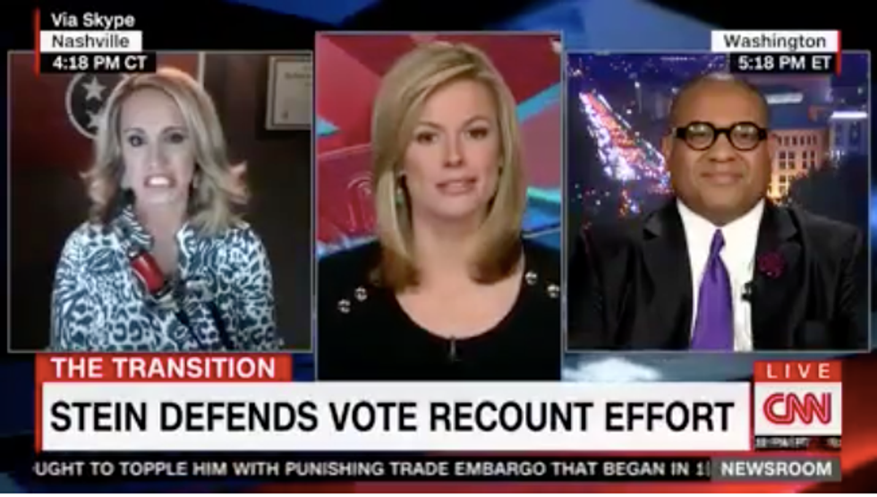 Trump supporter Scottie Nell Hughes says election recount donors are 'throwing their money away'
