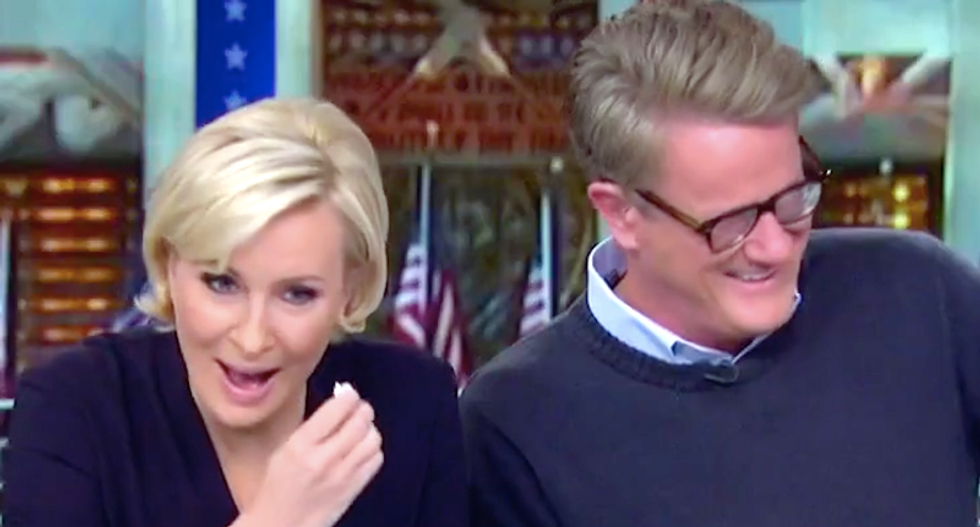 Morning Joe and Mika burst out laughing at shockingly anti-Semitic robo-call backing Roy Moore