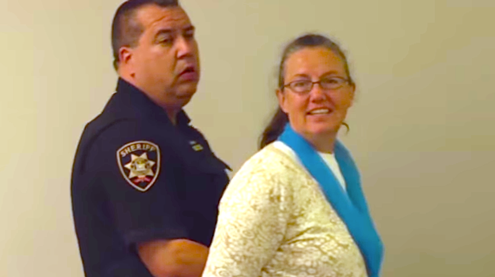 NY grandma jailed for violating protection order used to 'quell dissent' outside drone base