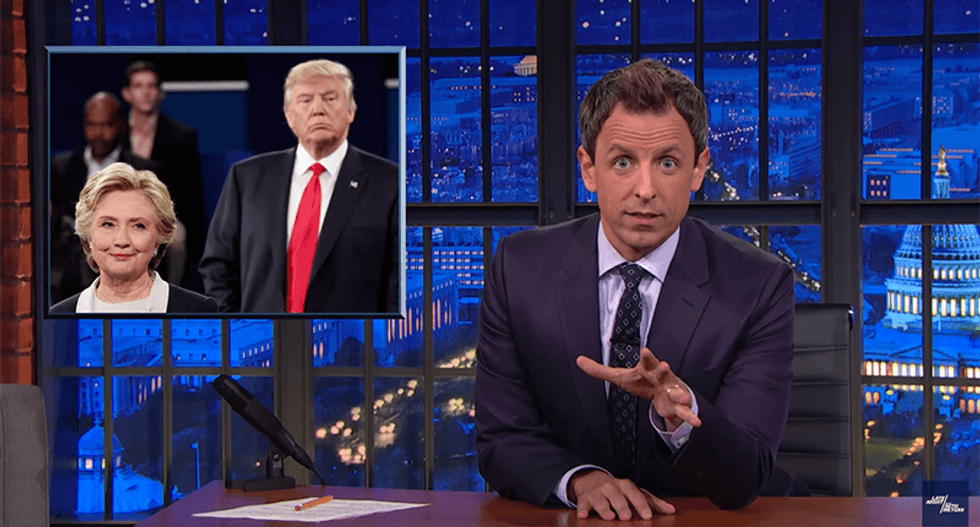 Seth Meyers nails delusional Trump: If big crowds made you win -- 'our next president would be IKEA'