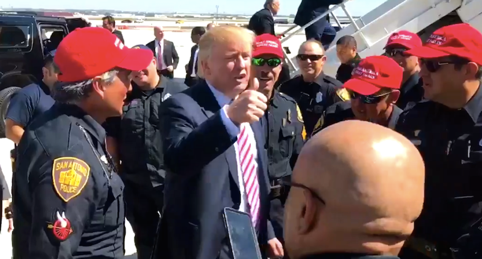 ‘We don’t tolerate roughing up prisoners’: Long Island cops hit back at Trump’s praise of police brutality