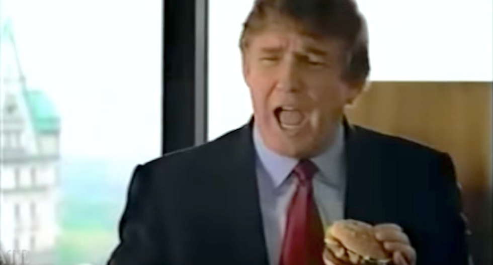 Old McDonald's ad transformed into Trump pee tape parody by Stephen Colbert