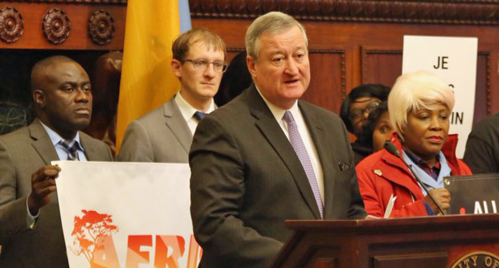 ‘Our president is a punk’: Watch the Philadelphia mayor slam Trump's immigration policy as ‘simply un-American’
