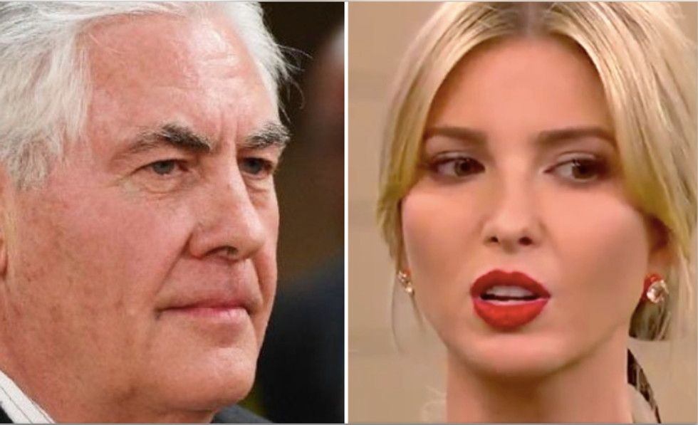 Rex Tillerson is taking revenge on Ivanka by undermining her upcoming India trip: report