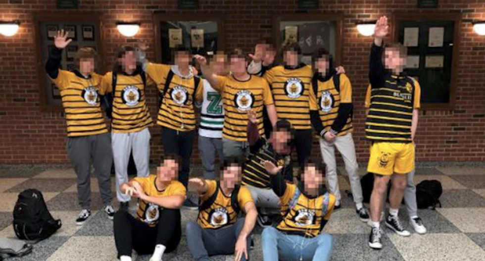 ‘Sickening’ new photo emerges of Indiana high school boys giving Nazi salute