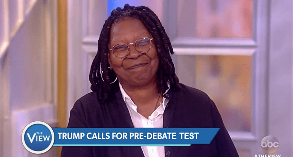 The View speculates Trump's drug test will reveal Viagra: Maybe 'It lasted longer than 15 hours’