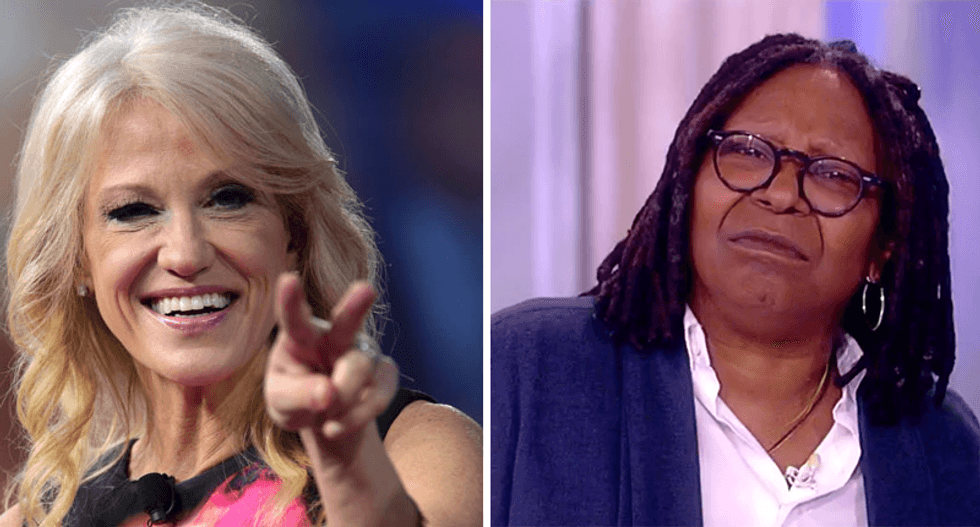 ‘The View’ laughs at Kellyanne Conway jockeying to be the next comms chief while her husband trolls Trump
