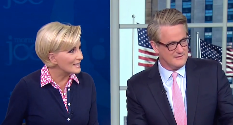 WATCH: Morning Joe’s Joe and Mika react awkwardly as colleagues congratulate them on engagement