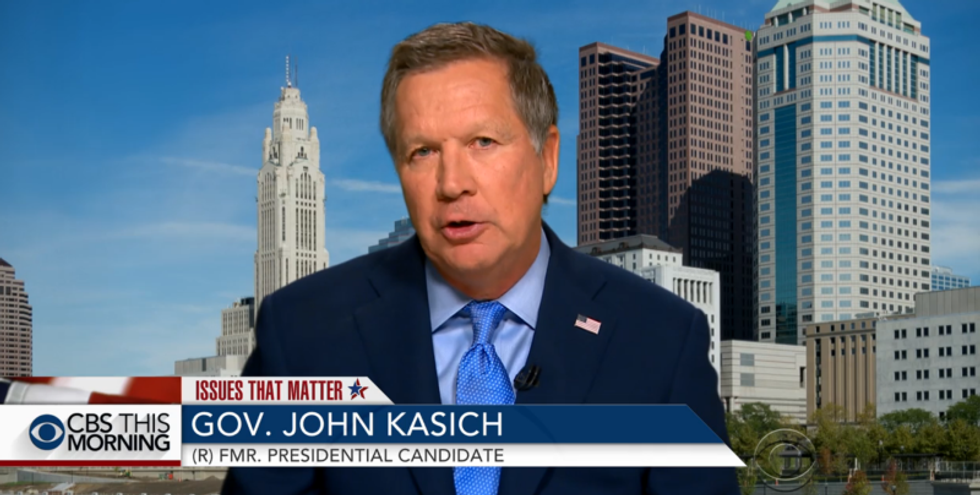 Kasich drops the hammer on Trump: Rigged election talk is like 'saying we never landed on the moon'