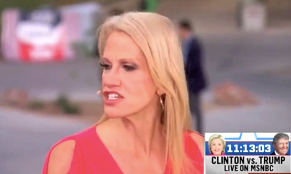 MSNBC anchor relentlessly grills Kellyanne Conway: How do you look your children in the eye?