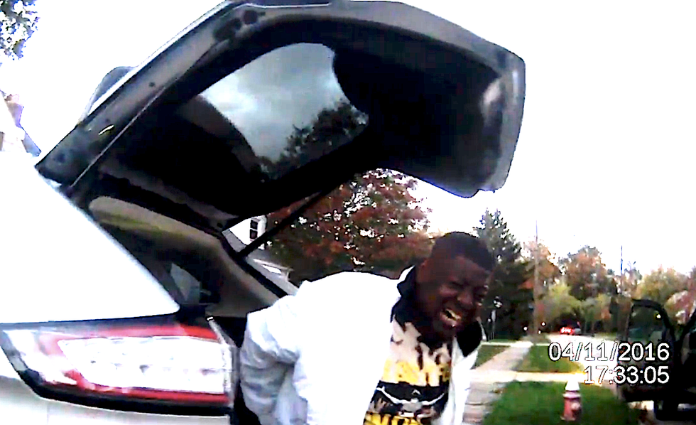 Disturbing video shows Ohio cops brutally arresting unarmed black man as he tries to grab his colostomy bag