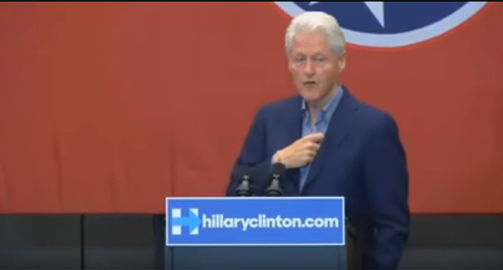 WATCH: Bill Clinton tells Memphis campaign rally ‘We are all mixed-race people’