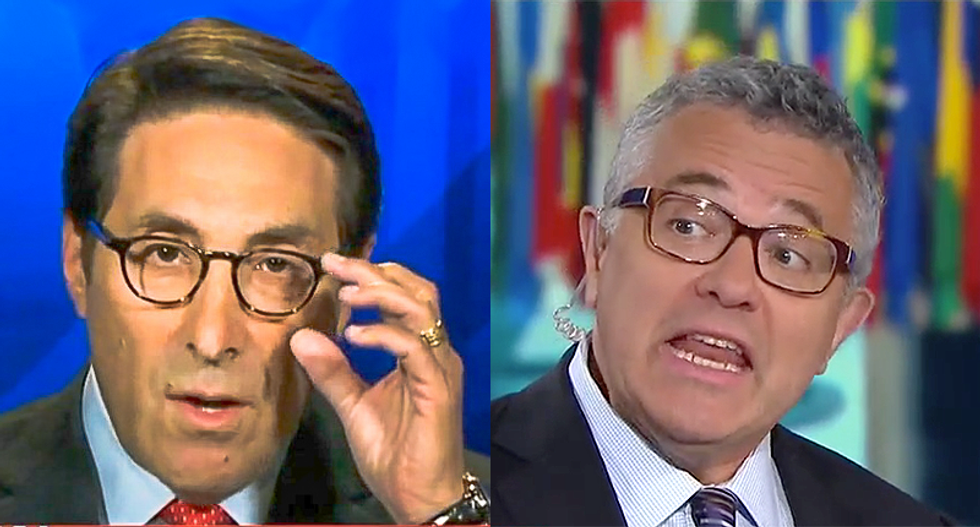 Legal analyst Jeff Toobin destroys Trump lawyer's claim that no crime was committed
