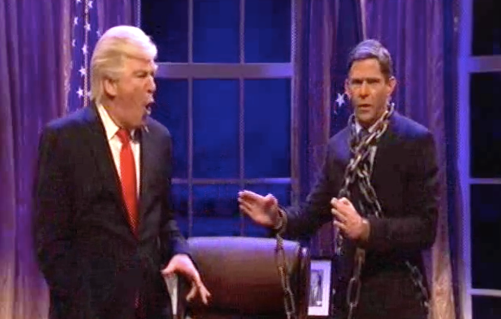 Alec Baldwin returns to SNL to face down 'Michael Flynn: The Ghost of Witness Flipped'