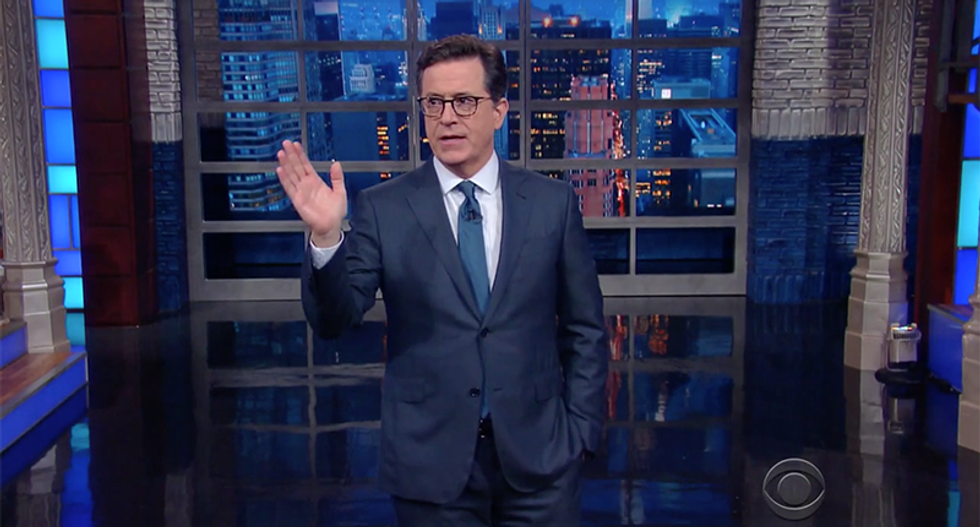 Stephen Colbert: 'Trump is no longer accepting the polls — or reality'