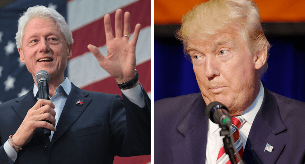 Trump spreading conspiracy theory suggesting Bill Clinton murdered Jeffrey Epstein