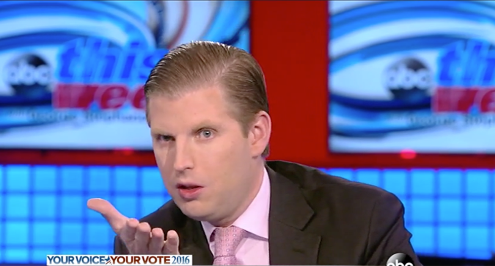 Eric Trump just cost taxpayers $97,830 in hotel bills for a corporate Trump jaunt in Uruguay