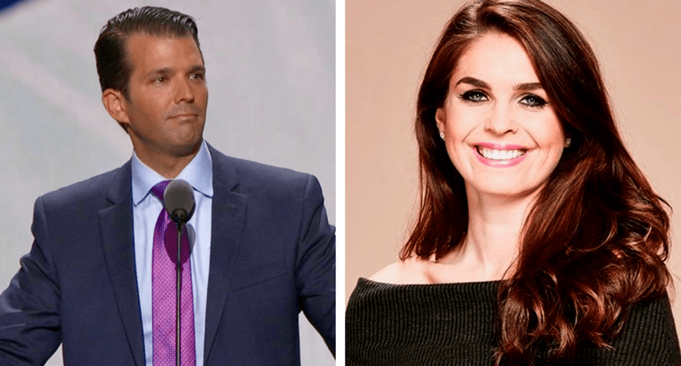 Don Jr. tells House intel panel he spoke with Hope Hicks about misleading Trump Tower statement -- but not his father