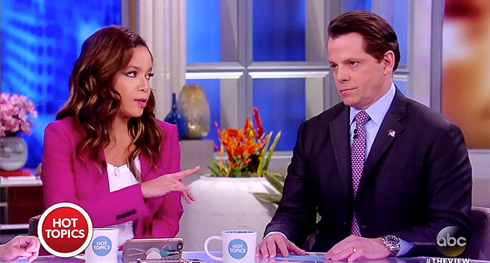 'The View' obliterates Anthony Scaramucci's claim Trump's affair with Stormy Daniels will disappear after two weeks