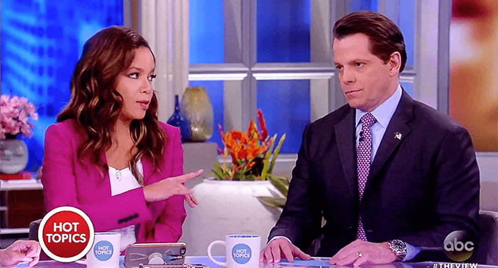 'The View' obliterates Anthony Scaramucci's claim Trump's affair with Stormy Daniels will disappear after two weeks