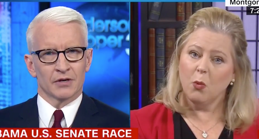 WATCH: CNN's Anderson Cooper clashes with combative Roy Moore spokeswoman in bonkers interview