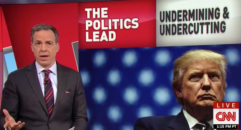 Tapper slams Trump’s ‘vicious’ FBI attacks: He tries to ‘undermine any institution that pose a challenge to him’