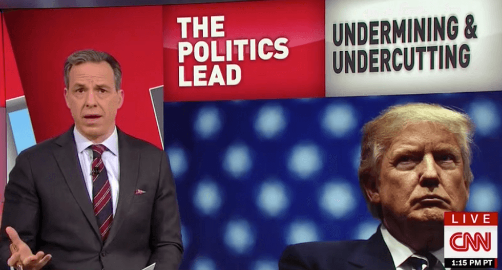 Tapper slams Trump’s ‘vicious’ FBI attacks: He tries to ‘undermine any institution that pose a challenge to him’