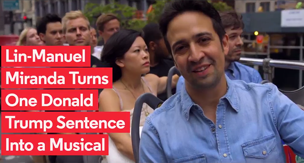 'Hamilton' creator Lin-Manuel Miranda mocks this epic Trump sentence with a hilarious song