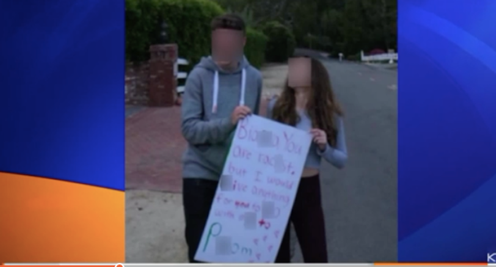 Furor erupts after teen spells out the N-word in racist high school promposal