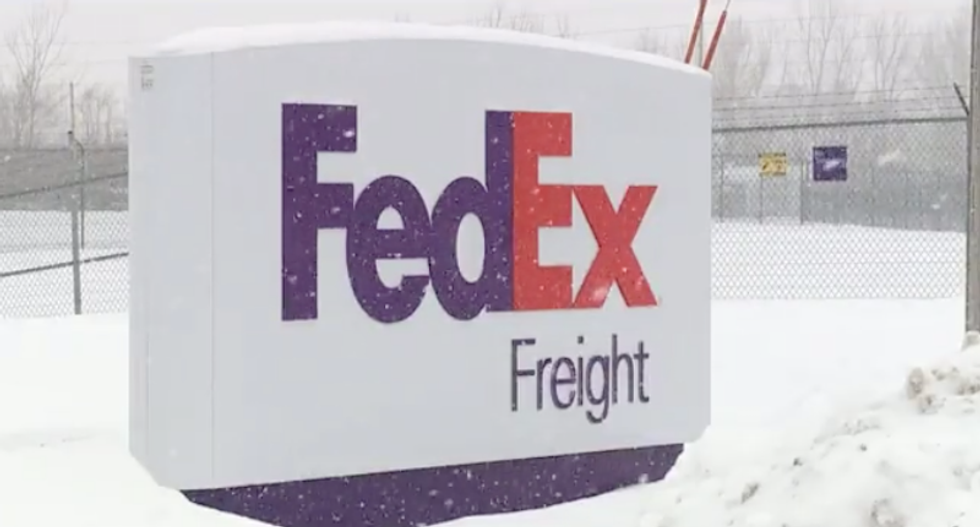 FedEx worker found frozen to death outside Illinois delivery hub