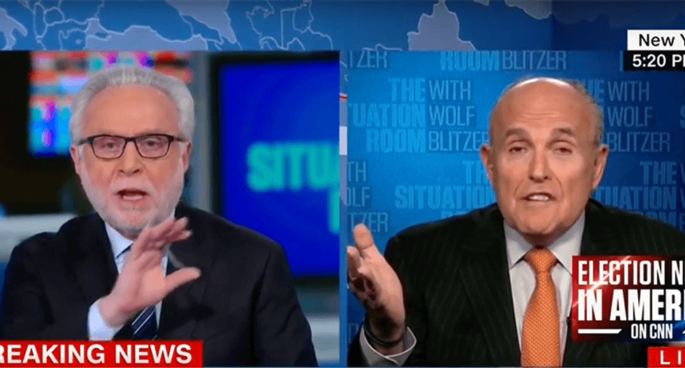 Wolf Blitzer catches Giuliani telling whoppers on FBI connection: ‘Aren't they feeding you secret information?'
