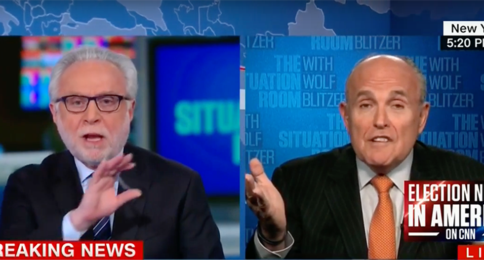Wolf Blitzer catches Giuliani telling whoppers on FBI connection: ‘Aren't they feeding you secret information?'