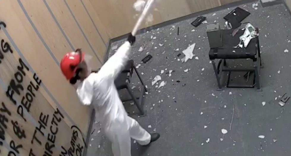 Political climate has driven Americans to pay for 'rage rooms' where they can smash things to feel better