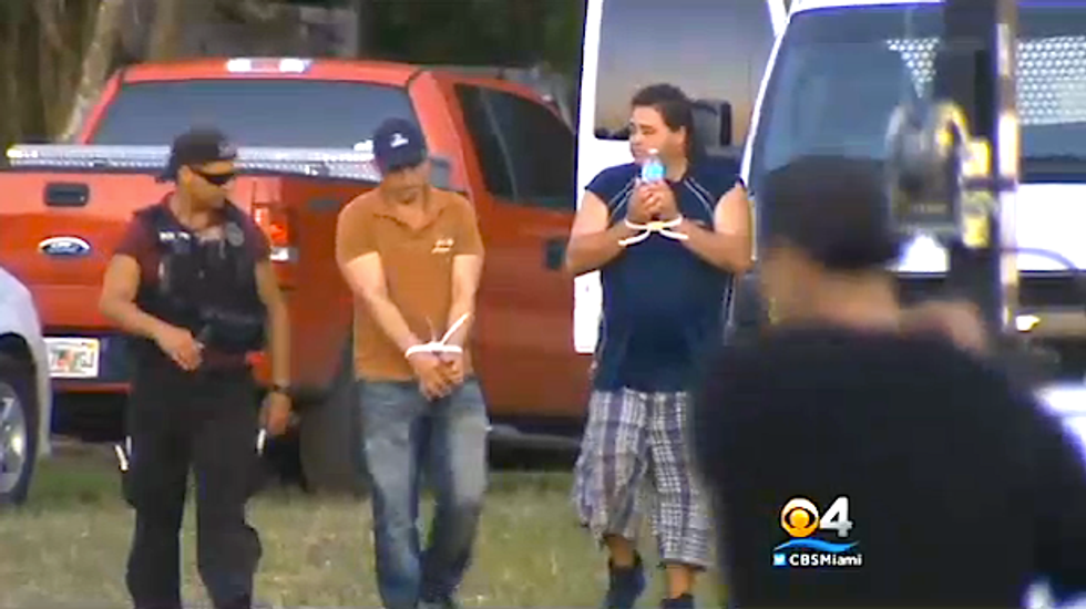 Hundreds likely to face charges after Miami cops walk in on cockfight in progress