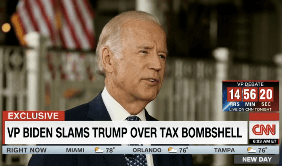 ‘It’s offensive’: Joe Biden asks if Trump’s tax avoidance means the rest of us are ‘suckers'