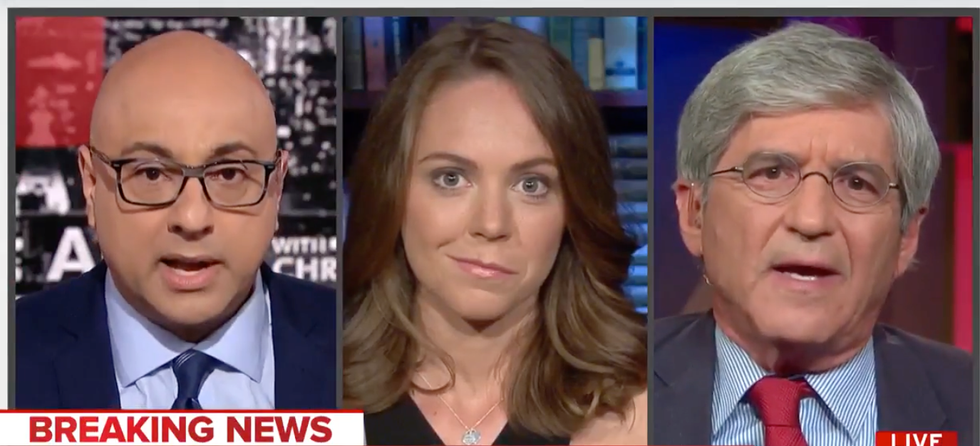 WATCH: Veteran journalist gets in screaming match with MSNBC host and panelist over Trump clearance revocation freakout