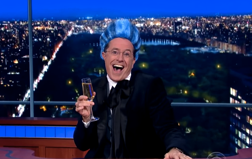 Stephen Colbert calls for 2016 presidential Hunger Games: 'May the margin of error be ever in your favor'