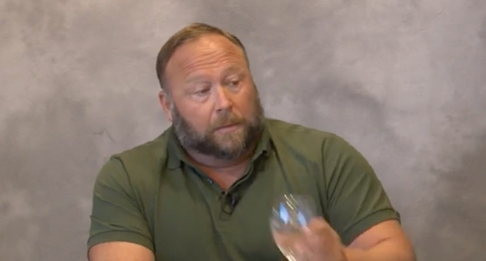 Watch: Alex Jones blames his Sandy Hook trutherism on 'psychosis' in disastrous deposition