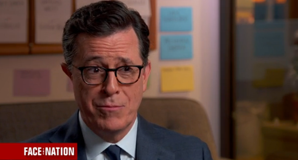 Colbert knocks Trump's ignorance: It 'wouldn't hurt' for him to read the Constitution