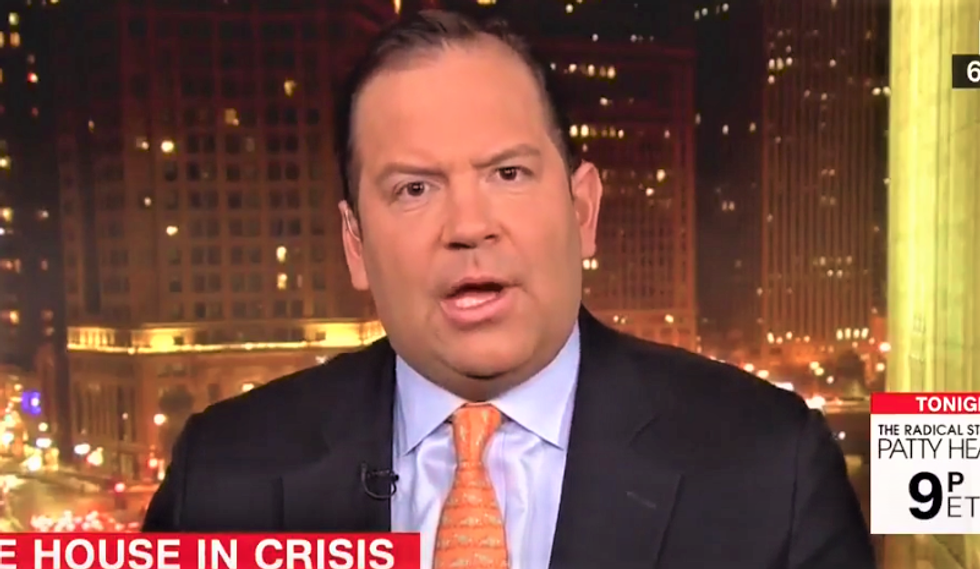 Trump backer flails wildly on CNN: Hiring Hope Hicks proves he won't tolerate violence against women