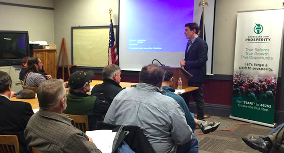 Koch stooges booed off stage in disastrous attempt to meddle in Montana's Medicaid debate