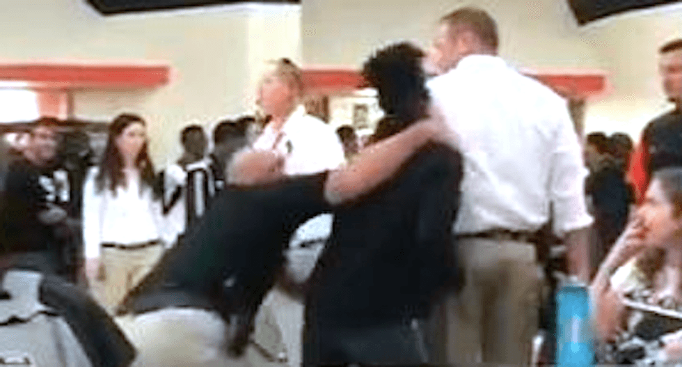 WATCH: Florida deputy body-slams teenager while trying to break up fight