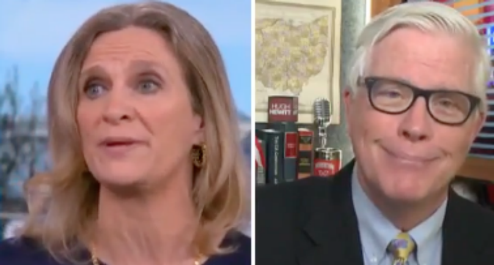 Conservative Hugh Hewitt gets pummeled after dismissing Trump’s White House scandals as mere 'West Wing drama'