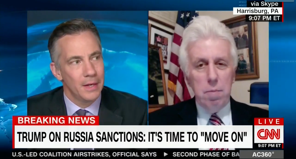 'We all want the facts!': CNN's Jim Scuitto goes off on Jeffrey Lord for dismissing Russian hacking