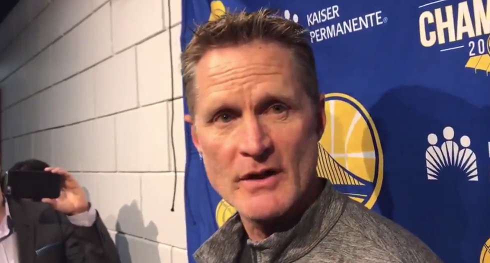 ‘It’s disgusting’: NBA coach Steve Kerr rips US leaders who don't seem to care ‘that children are being shot to death’